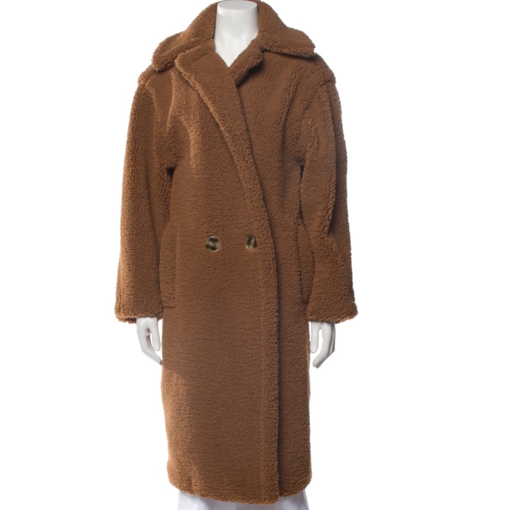 Apparis Faux Sherling Teddy Bear Long Jacket Size XS